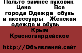 Пальто зимнее пуховик › Цена ­ 2 500 - Все города Одежда, обувь и аксессуары » Женская одежда и обувь   . Крым,Красногвардейское